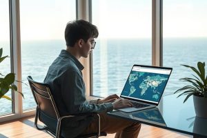 Googleで海底地形図を見る方法