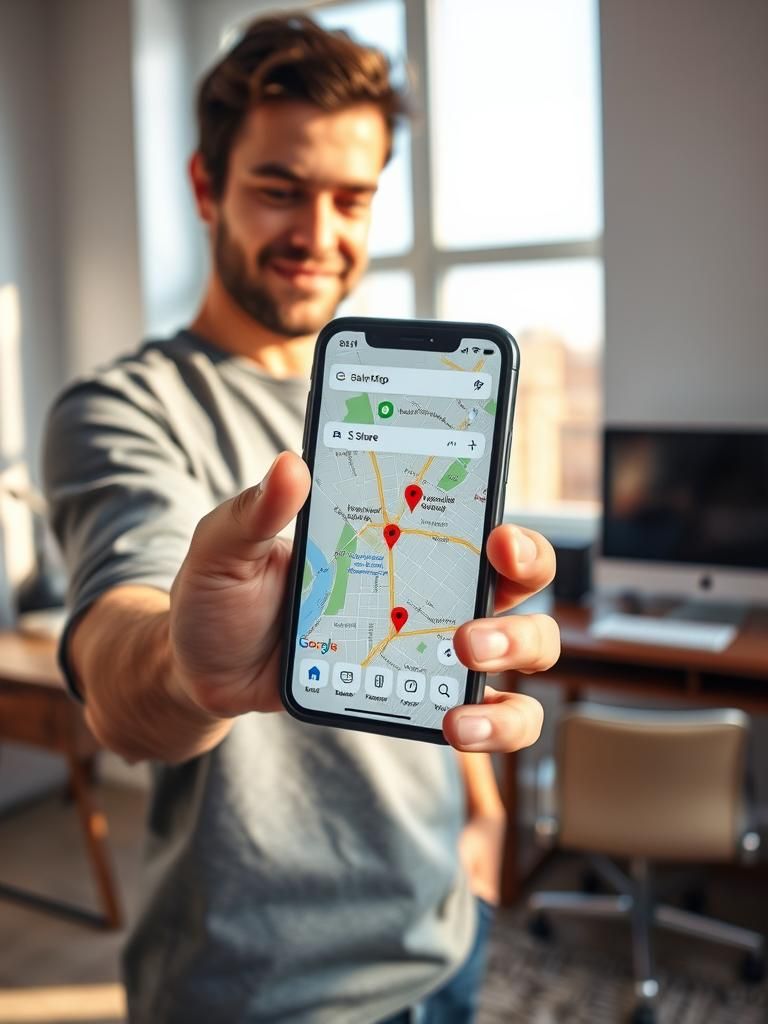 iPhoneでGoogleマップを印刷する方法