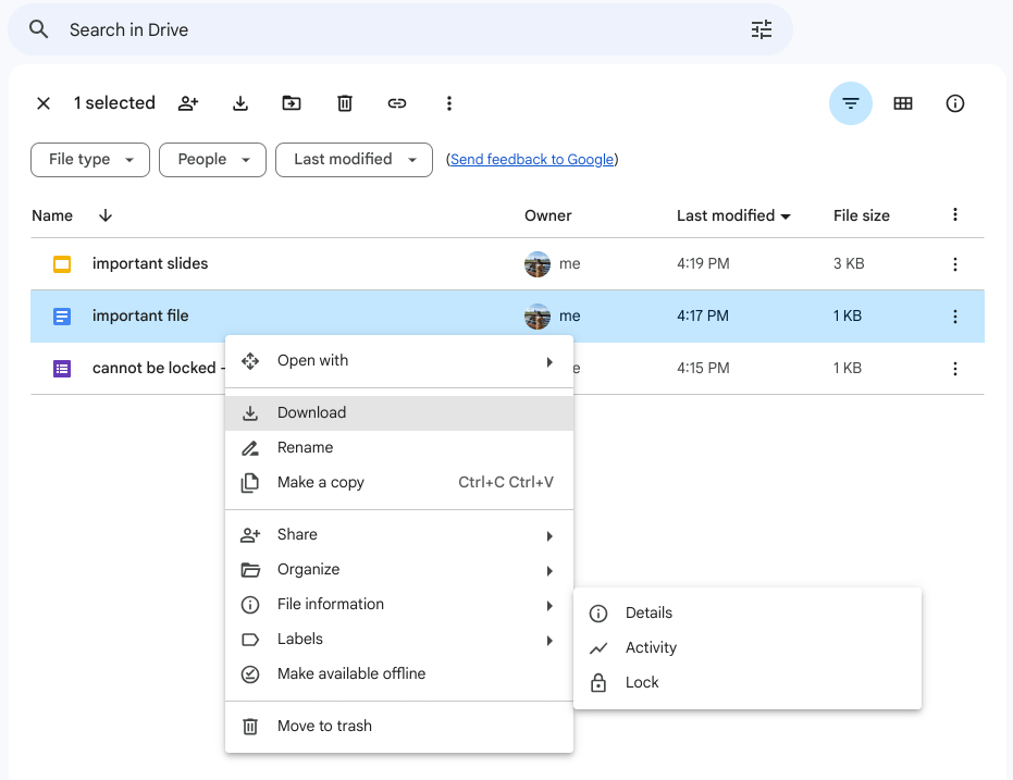 Lock20files20more20easily20in20Google20Drive